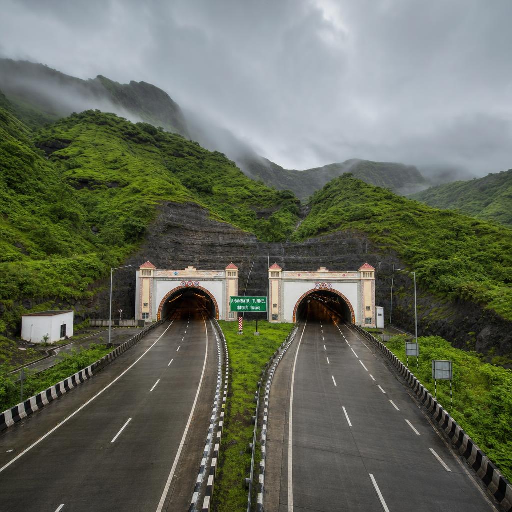 Pune–Satara Twin Tunnel, Khambatki Ghat